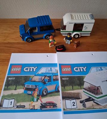 Lego city Camper met caravan 60117 compleet met instructies beschikbaar voor biedingen