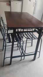 Tuinset barset., Ophalen, Zo goed als nieuw, Eettafel, 4 zitplaatsen