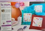 To Mum,with Love 3 borduurpatronen om bv kussentjes te maken, Ophalen, Nieuw, Handborduren, Patroon