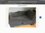 Gratis bank blauw/grijs, Huis en Inrichting, Banken | Bankstellen, Ophalen, 150 tot 200 cm, Hoekbank, Tweepersoons