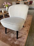 Woood Sara fauteuil - Bouclé stof, Ophalen, Minder dan 75 cm, Zo goed als nieuw, Stof