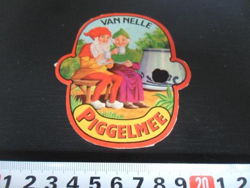 sticker strip kabouter van nelle koffie piggelmee, Verzamelen, Stickers, Zo goed als nieuw, Bedrijf of Vereniging, Ophalen