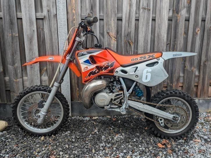 KTM 65 SX kindercrosser, crossmotor tussen 50 en 85 cc, Fietsen en Brommers, Brommers | Crossbrommers, Zo goed als nieuw, Overige merken