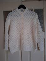 Prachtig vintage gebreid vestje, roomwit maat 38, Kleding | Dames, Maat 38/40 (M), Verzenden, Wit, Dralon