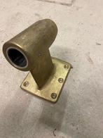 Bronzen uithouder met rechte montageflens,  schroefas Ø35mm, Watersport en Boten, Ophalen of Verzenden, Nieuw, Motor en Techniek