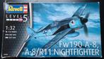 Revell Focke Wulf Fw190 A-8, A-8/R11 Nightfighter 1:32, Hobby en Vrije tijd, Revell, Ophalen of Verzenden, Zo goed als nieuw, Groter dan 1:72