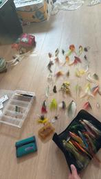 80 x streamers en vliegen voor vliegvissen en rozemeijer map, Watersport en Boten, Ophalen of Verzenden, Zo goed als nieuw, Overige typen