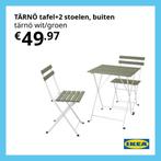 Ikea Tärnö bistroset NIEUW, Overige materialen, Bijzettafel, Nieuw, Tuinset