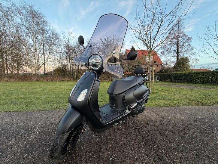 Sym Fiddle 4 Scooter, Fietsen en Brommers, Scooters | SYM, Gebruikt, Fiddle, Maximaal 45 km/u, Benzine, Ophalen