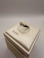 Tiffany & Co. Elsa Peretti Teardrop Ring Platina, Ophalen of Verzenden, Zo goed als nieuw, 17 tot 18, Met edelsteen