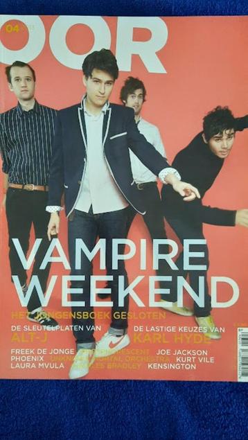 OOR 4-2013 Vampire Weekend Alt-J Karl Hyde Freek de Jonge Jo beschikbaar voor biedingen