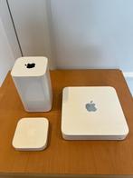 Apple airport, time capsule en airport express, Ophalen of Verzenden, Gebruikt, Router met modem, Apple