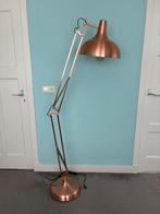 Mooie industriële koperkleurige vloerlamp, Ophalen, Zo goed als nieuw, Metaal, 150 tot 200 cm