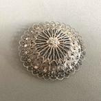 Vintage 800 Djokja zilver filigraan broche Indonesie 1970, Ophalen of Verzenden, Zilver