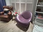 Paarse Leolux fauteuil in uitstekende staat, Ophalen