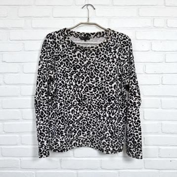 Moss Copenhagen Trui Maat S Luipaard Print Zwart Wit beschikbaar voor biedingen