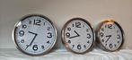Klassieke Quartz Klokken (3x), Huis en Inrichting, Ophalen, Zo goed als nieuw, Analoog, Wandklok