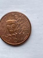 Frankrijk  Euro munten van 1 cent van 1999 , 2008 en 2009., Postzegels en Munten, Munten | Europa | Euromunten, Ophalen of Verzenden