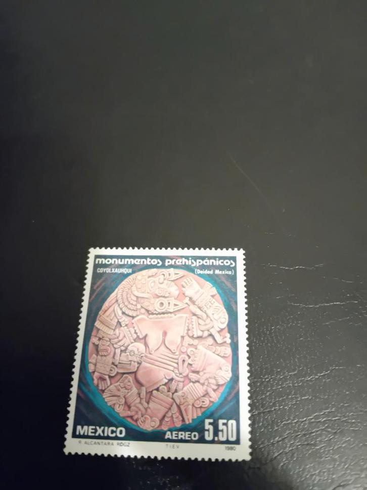 Mexico Postzegel - Monumentos Prehispanicos, Postzegels en Munten, Postzegels | Amerika, Ophalen of Verzenden