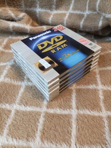 PANASONIC DVD RAM disks 6x ZGAN nog in plastic beschikbaar voor biedingen