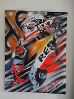 Marc Marquez olieverfschilderij Repsol Honda HRC Alex Design, Verzamelen, Ophalen, Zo goed als nieuw, Motoren