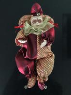 Porseleinen harlekijn / pop. Hoogte 40 cm., Ophalen of Verzenden, Gebruikt, Pop
