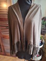 Suedine vest ophilia maat 5 xxl, Kleding | Dames, Grote Maten, Ophalen of Verzenden, Gedragen, Blauw, Trui of Vest