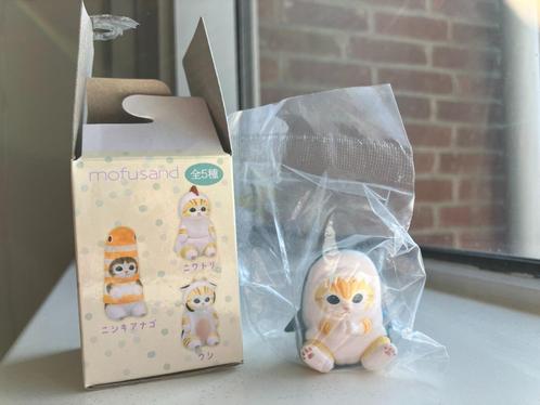 Kawaii Mofusand Kitten in de outfit van een haai, Verzamelen, Poppetjes en Figuurtjes, Nieuw, Ophalen of Verzenden
