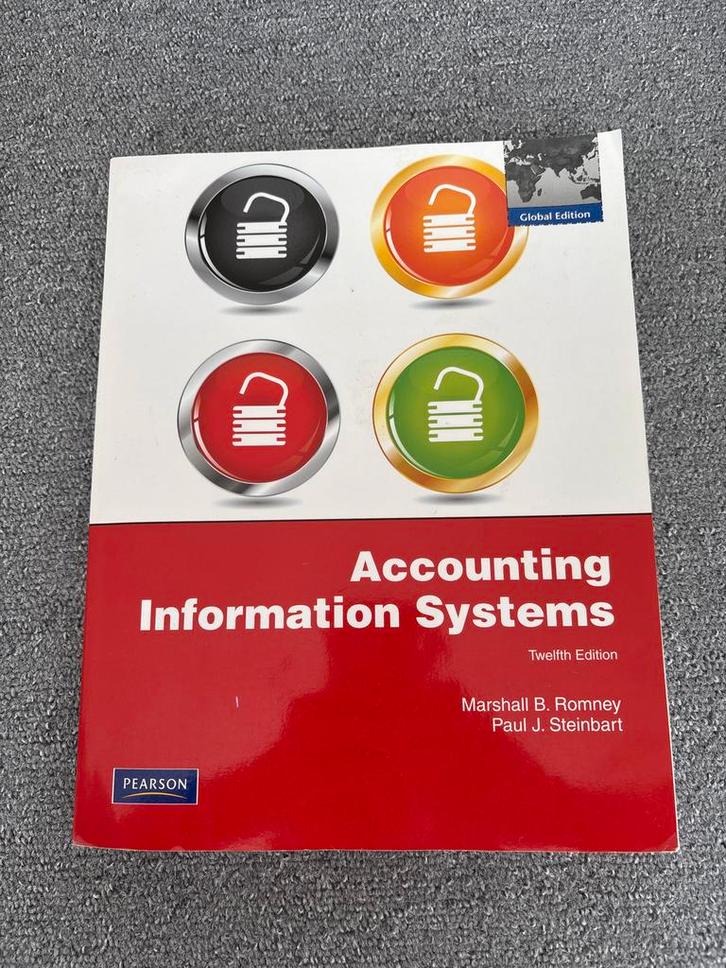 Accounting Information Systems - Romney/Steinbart, Boeken, Schoolboeken, Zo goed als nieuw, Bedrijfseconomie of M&O, Overige niveaus