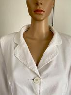 H465 Armani Jeans maat 40=M linnen jasje blazer colbert wit, Kleding | Dames, Wit, Ophalen of Verzenden, Zo goed als nieuw, Jasje