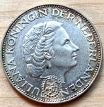 Nederland 2-1/2 Gulden 1961 Juliana Rijksdaalder met klop, Ophalen of Verzenden, Koningin Juliana, 2½ gulden, Zilver