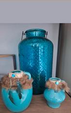Leuke decoratie, Huis en Inrichting, Woonaccessoires | Vazen, Ophalen, Overige kleuren, Minder dan 50 cm, Glas