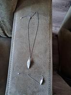 Mooie Mylene set: ketting, armband, oorknopjes - Nieuw!, Met kristal, Nieuw, Ophalen of Verzenden, Zilver