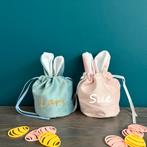 Paaszakje velvet trekkoord met naam, Ophalen of Verzenden, Nieuw