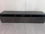 BESTA tv-meubel 3 lades zwart 1.80m breed, Ophalen, Gebruikt, 150 tot 200 cm, Minder dan 100 cm