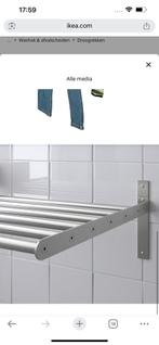 GRUNDTAL Droogrek wand, roestvrij staal, 67-120 cm, Ophalen of Verzenden, Zo goed als nieuw, Wasrek