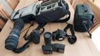 SONY ALPHA 300 digitalecamera met 2 lenzen, rugtas, fototas, Sony, Zo goed als nieuw, Ophalen