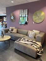Showmodel Loungebank Lichtbruin Taupe 311 cm, Ophalen, Hoekbank, 300 cm of meer, 75 tot 100 cm