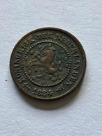 Halve cent Willem lll 1884, Postzegels en Munten, Munten | Nederland, Overige waardes, Ophalen of Verzenden, Koning Willem III