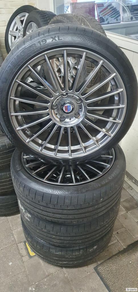 19inch Alpina replica velgen met banden Continental Sportcon, Auto-onderdelen, Banden en Velgen, Banden en Velgen, Zomerbanden