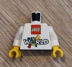 Lego world 2016  minifigure bovenkant ik was erbij!, Gebruikt, Ophalen of Verzenden