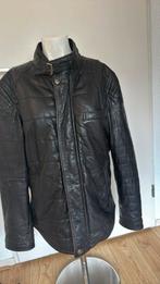 Massimo Dutti Leren Jas Maat L, Ophalen of Verzenden, Gedragen, Maat 52/54 (L)