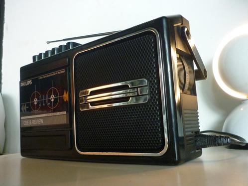 Philips D7160 radio cassette vintage Holland 80s perfect! 👌, Audio, Tv en Foto, Radio's, Zo goed als nieuw, Radio, Verzenden