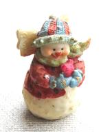 Sneeuwpop: Engel met Vogel in de hand ( polystone ), Diversen, Ophalen of Verzenden