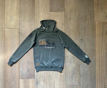 Grijze ruime sweater met (hoge) col; merk Gabbiano; mt small beschikbaar voor biedingen