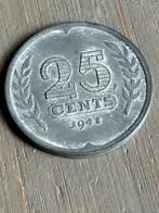 25 Cent 1941, Koningin Wilhelmina, Losse munt, 25 cent, Verzenden