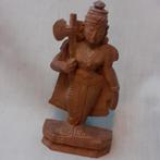 Houten beeld "Hindoe" godin "Laksmi", Ophalen of Verzenden