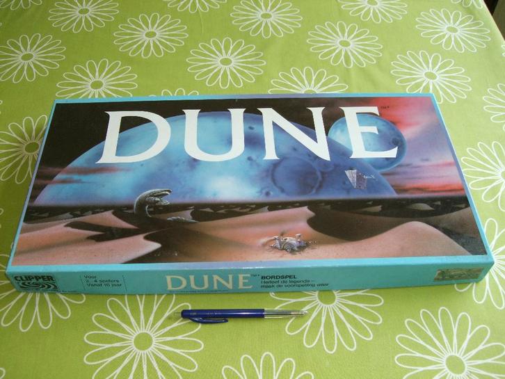 Dune bordspel - herleef de legende - van Clipper uit 1984, Hobby en Vrije tijd, Gezelschapsspellen | Bordspellen, Gebruikt, Een of twee spelers