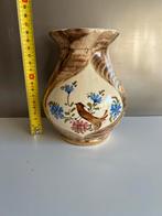 Vintage vaasje met vogel decoratie gouden details, Antiek en Kunst, Antiek | Vazen, Ophalen of Verzenden