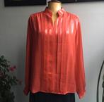 Prachtige Vintage Rode Blouse West Duitsland maat M, Kleding | Dames, Blouses en Tunieken, Ophalen of Verzenden, Zo goed als nieuw